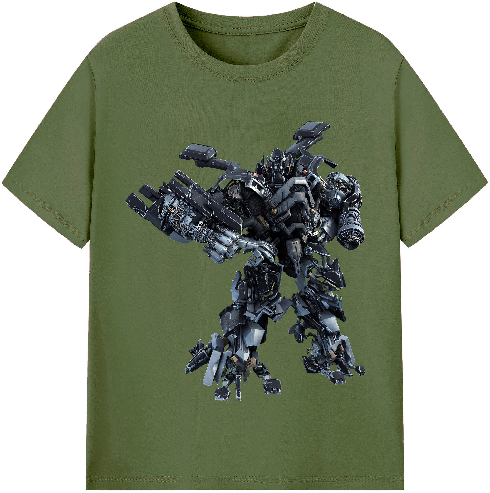 （画像用） Transformers トランスフォーマー 綿100％半袖Tシャツ（フロントプリント）